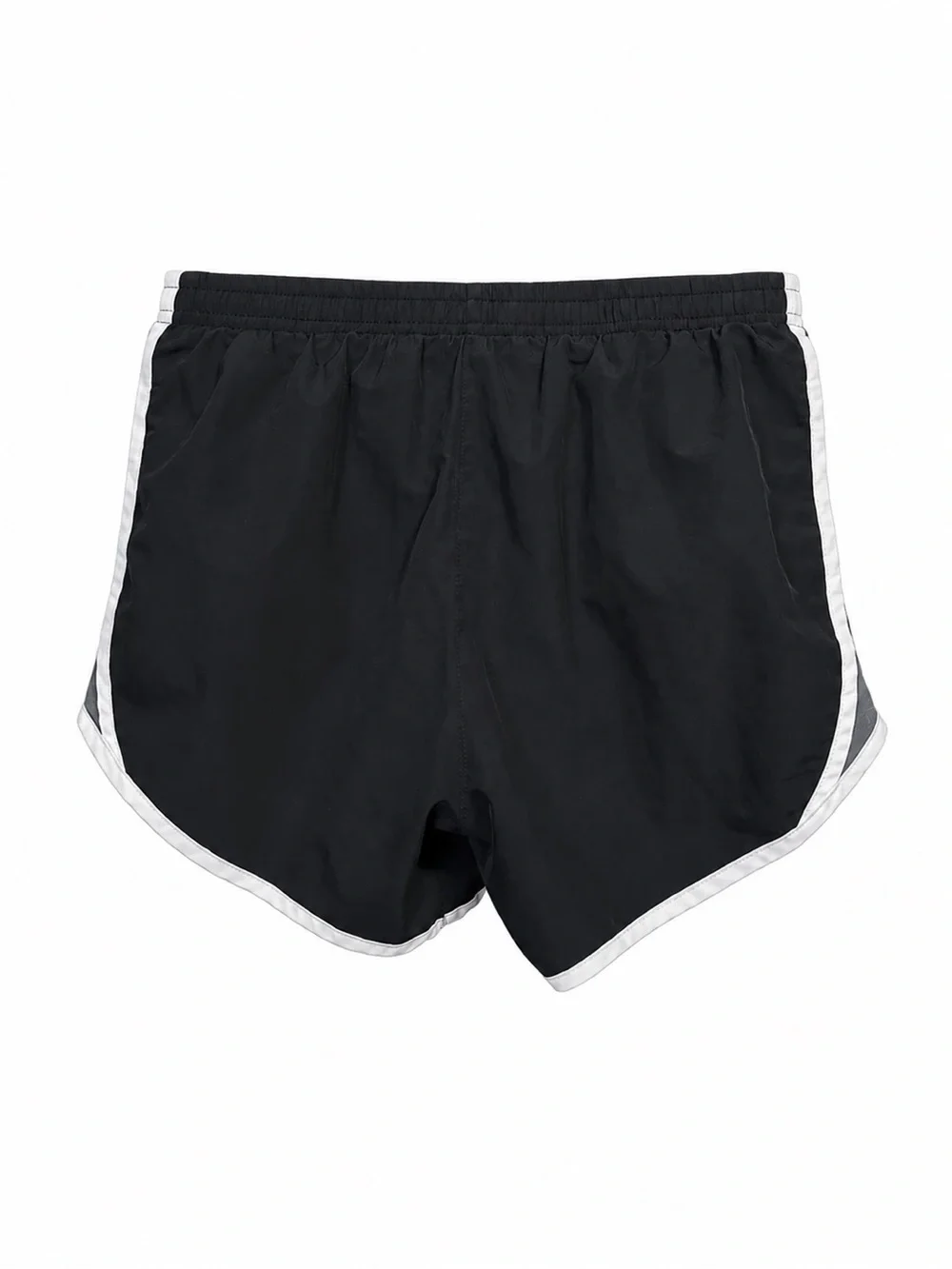 Nike Dri-FIT Black Running Shorts White Trim